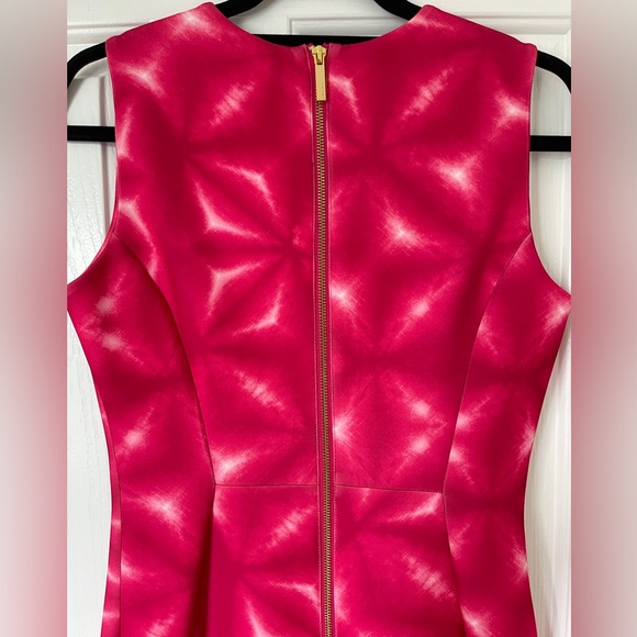 Calvin Klein pink straight midi dress - Picture 4 of 5